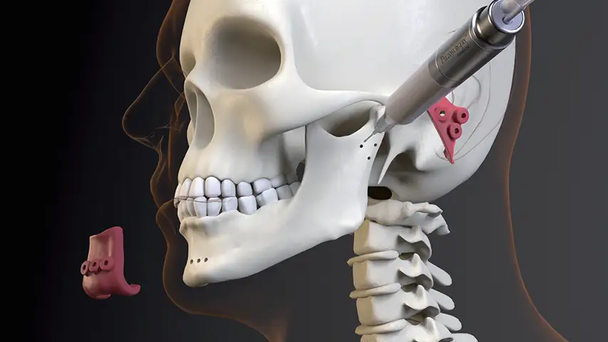 Drilling holes for plates and cutting guides